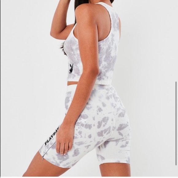 Playboy Tie Dye Cycling Shorts - Picture 4 of 5